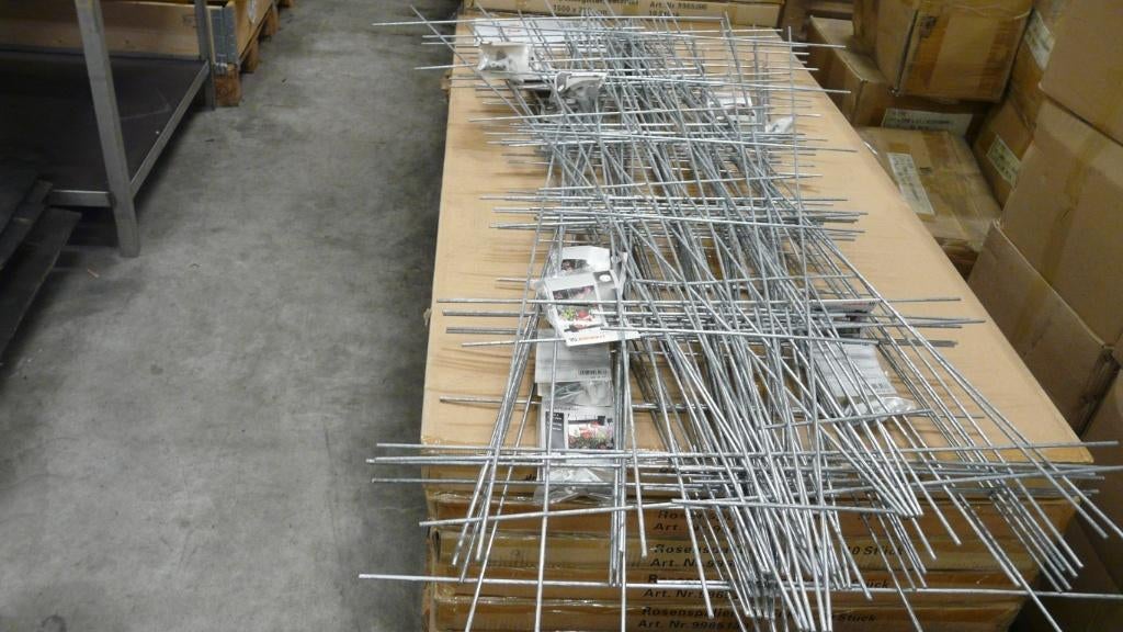 Rozenrek V-vormig en rechthoekig klimplanten rek, Ophalen, Nieuw, IJzer, Tuinhek