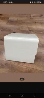 Wit  auping aanhang tafeltjes, Ophalen of Verzenden, Rond, Minder dan 50 cm, Minder dan 50 cm