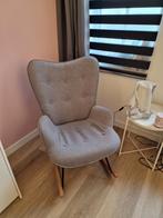 Schommelstoel grijs, Huis en Inrichting, Ophalen, 75 tot 100 cm, Zo goed als nieuw, Stof
