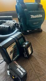 Makita DUB363ZV 2x 18V Bladblazer/Zuiger, Tuin en Terras, Bladblazers, Ophalen of Verzenden, Zo goed als nieuw, Met opvangzak