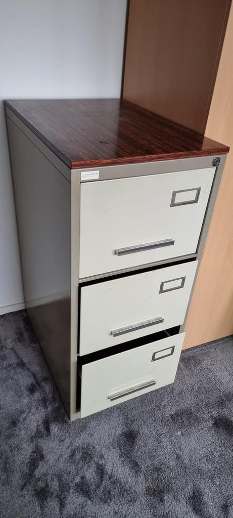 Archief ladenkast Vintage, Huis en Inrichting, Kasten | Ladekasten, Gebruikt, 100 tot 150 cm, 50 tot 100 cm, 50 tot 75 cm, 3 of 4 laden