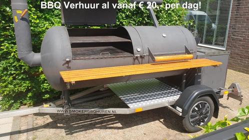 Huur een Big American Smoker BBQ aanhanger NAJAAR AKTIE !, Tuin en Terras, Houtskoolbarbecues, Nieuw, Met accessoires, Ophalen