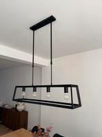 Zwarte industriele hanglamp, Ophalen, Metaal, Minder dan 50 cm, Landelijk