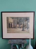 Prachtige ets van Albert Hemelman, Ophalen