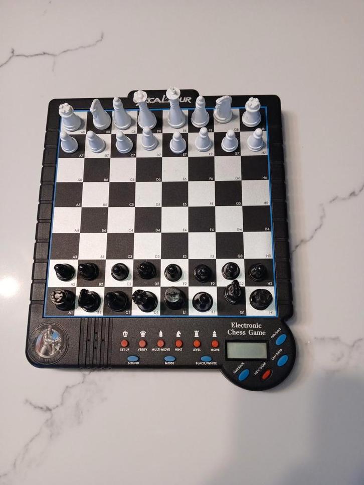 Excalibur Schaakcomputer - Gebruikt, Werkend, Hobby en Vrije tijd, Gezelschapsspellen | Bordspellen, Gebruikt, Een of twee spelers