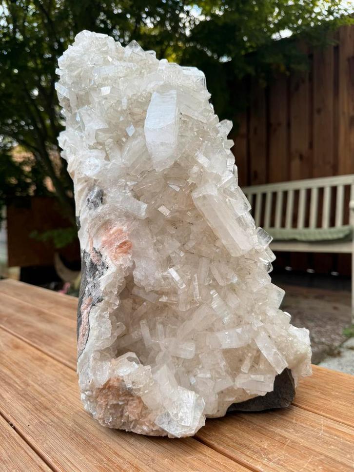 Apofyliet stilbiet XL, Verzamelen, Mineralen en Fossielen, Ophalen of Verzenden