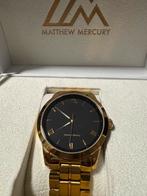 Matthew Mercury Men’s Watch Gold plated, Polshorloge, Zo goed als nieuw, Goud, Goud