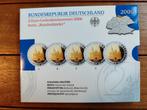 Duitsland 5 x 2 euro Proof 2006 ADGFJ PP Schleswig-Holstein, Postzegels en Munten, Munten | Europa | Euromunten, Ophalen of Verzenden