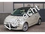 Fiat 500 1.2 Lounge Schuifdak Parelmoer Climate control LM, Auto's, Fiat, Stof, Gebruikt, 4 cilinders, 840 kg