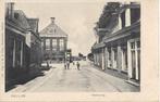 Hallum (Frl.) Stationsweg, Volk, Koets, ca. 1900, Verzamelen, Ophalen of Verzenden, Voor 1920, Ongelopen, Friesland