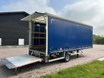 VELDHUIZEN Be oplegger 5.5 ton schuifzeilen met laadklep 100, Overige brandstoffen, Wit, Origineel Nederlands, Bedrijf
