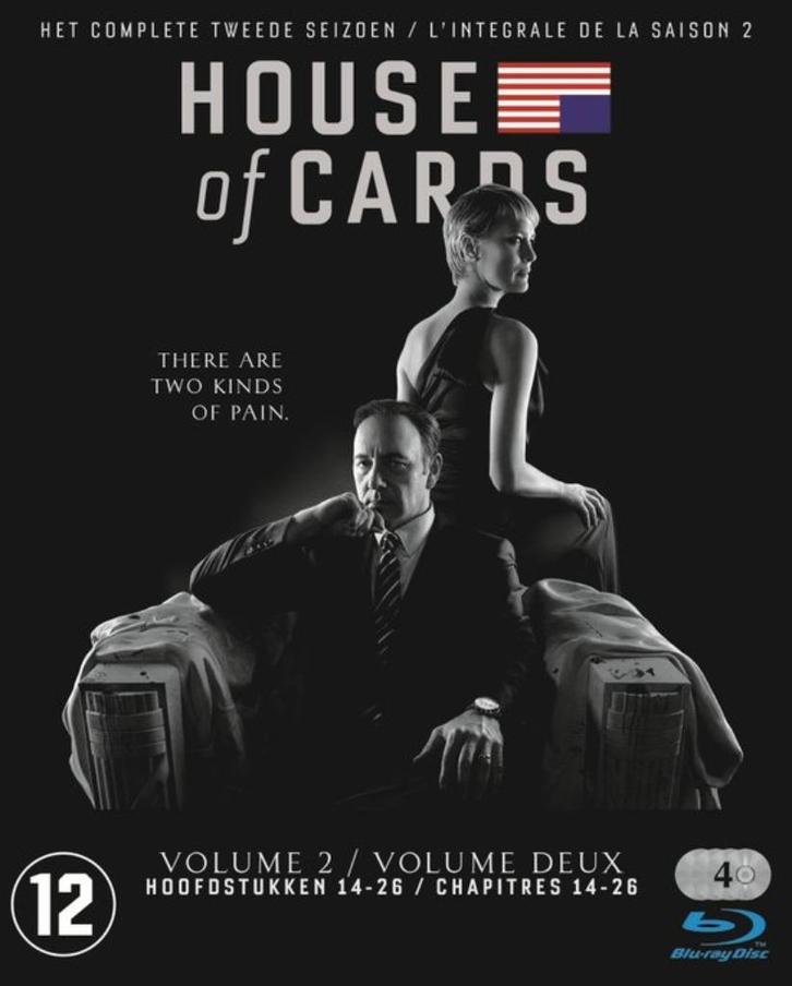 'House of Cards, Seizoen 2', Cd's en Dvd's, Blu-ray, Zo goed als nieuw, Tv en Series, Ophalen of Verzenden