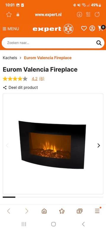 Eurom Valencia haard compleet! beschikbaar voor biedingen