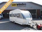 Hobby Excellent 455 UF Voortent-ThuleLuifel-Move, Caravans en Kamperen, Caravans, Overige typen, Rondzit, Hobby, Bedrijf