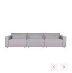 Modulaire bank karwei woood elementen bank lounge grijs, Ophalen, Gebruikt