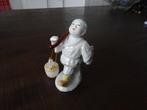 Vintage Beeldje van Jongen met Juk., Antiek en Kunst, Ophalen of Verzenden