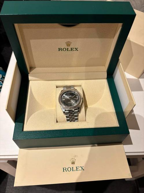 Rolex datejust wimbledon 2023, Sieraden, Tassen en Uiterlijk, Horloges | Heren, Zo goed als nieuw, Rolex, Staal, Ophalen