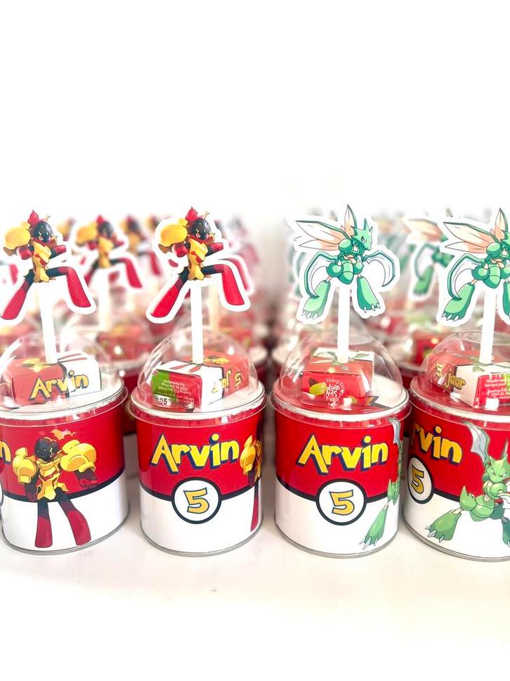Pokemon Pringles traktatie, Hobby en Vrije tijd, Feestartikelen, Nieuw, Feestartikel, Verjaardag, Ophalen of Verzenden