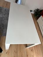 Hoogglans eettafel wit, Vijf personen of meer, 150 tot 200 cm, Rechthoekig, 50 tot 100 cm