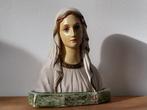 Gesigneerd Frans beeld Madonna Maria Notre Dame de Lourdes, Antiek en Kunst, Antiek | Religie, Ophalen of Verzenden