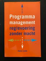 H. Licht - Programmamanagement, Ophalen of Verzenden, Zo goed als nieuw, H. Licht
