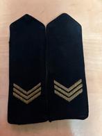 Set rangen sergeant marine mariniers, Verzamelen, Ophalen of Verzenden, Marine, Nederland, Embleem of Badge