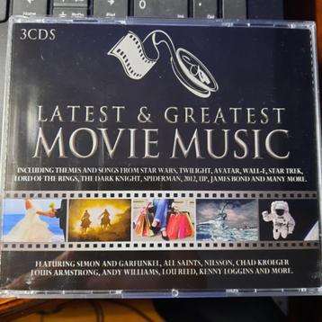 Latest & Greatest Movie Music  3cd box beschikbaar voor biedingen