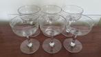 Gegraveerde champagneglazen 6 stuks, Ophalen of Verzenden