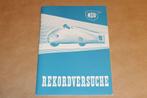 Zeldzame reclameuitgave NSU recordpogingen - 1951 !!, Ophalen of Verzenden, Zo goed als nieuw