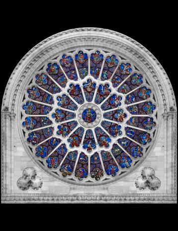 Rose Window Notre Dame silver coin 2024 zilveren munt beschikbaar voor biedingen