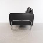 1 Gispen Dutch Originals AD2 bank Zwart Leer, Huis en Inrichting, Banken | Bankstellen, Niet ingevuld, Niet ingevuld, Tweepersoons