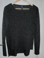 trui.Zwart met zilverglitter.Mt M.Page oneLengte voorkant 60, Kleding | Dames, Maat 38/40 (M), Zwart, Ophalen of Verzenden, Zo goed als nieuw