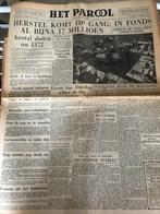 Het Parool 7 februari 1953 Watersnood., Verzamelen, Ophalen of Verzenden, 1940 tot 1960, Krant