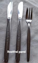 Bestek Rostfrei parels in de handvatten, Ophalen of Verzenden, Nieuw, Rvs of Chroom