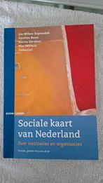 Sociale kaart van Nederland, 2e, geheel herziene druk, Ophalen of Verzenden, Zo goed als nieuw, Sociale wetenschap
