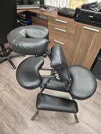 Zwarte massagestoel in goede staat, Zwart, Ophalen of Verzenden, Zo goed als nieuw, Leer