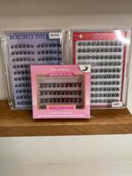 Set zelfklevende wimperextensions clusters, Ogen, Zwart, Nieuw, Ophalen of Verzenden