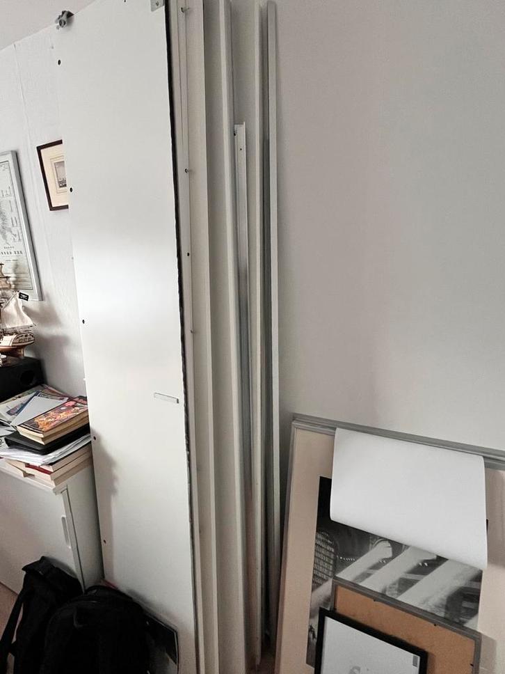 2 Sets IKEA PAX Schuifdeuren - Mat Wit 200x236cm, Huis en Inrichting, Kasten | Kledingkasten, Zo goed als nieuw, 200 cm of meer
