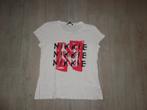 witte damest-shirt van Nikkie, maat 42, Kleding | Dames, Wit, Maat 42/44 (L), Ophalen of Verzenden, Korte mouw