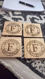 Feyenoord onderzetters, Ophalen of Verzenden, Zo goed als nieuw, Glas of Kopje