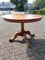 Antieke ronde eiken eettafel doorsnee 105 cm, Antiek en Kunst, Antiek | Meubels | Tafels, Ophalen