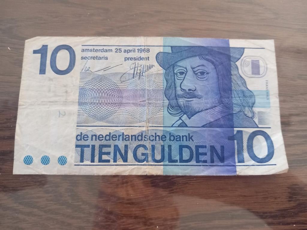 10 Gulden Biljet - 1968 - Amsterdam, Postzegels en Munten, Bankbiljetten | Nederland, Ophalen, 10 gulden, Los biljet
