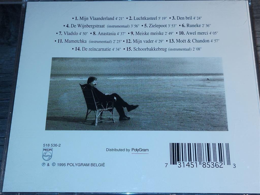 Willem Vermandere ‎- Mijn Vlaanderland, Cd's en Dvd's, Ophalen of Verzenden, Zo goed als nieuw, Levenslied of Smartlap