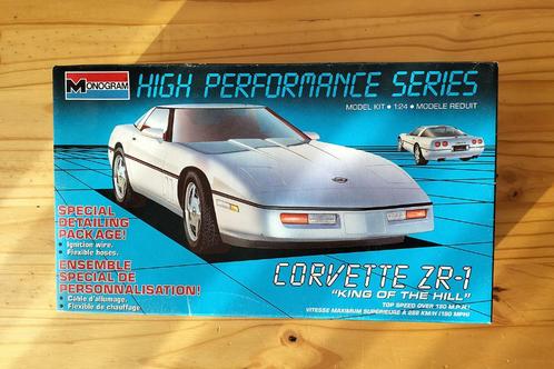 Monogram Corvette ZR-1 schaal 1/24 1989, Hobby en Vrije tijd, Modelbouw | Auto's en Voertuigen, Nieuw, Auto, Groter dan 1:32, Monogram