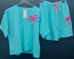 2 delige set palmboom in 3 kleuren, Verzenden, Nieuw, Maat 38/40 (M), Zwart