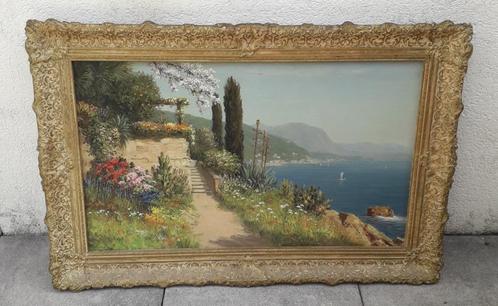 Daniël Been (1885-1967), kapitaal mediterraan vergezicht, Antiek en Kunst, Kunst | Schilderijen | Klassiek, Ophalen