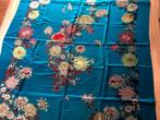 Luxe grote Chinese sprei van sil zijde 150x185 cm, antiek, Ophalen