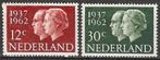 Juliana en Bernard serie 764 - 765 XXX. ADV. no.37 K., Postzegels en Munten, Postzegels | Nederland, Na 1940, Verzenden, Postfris
