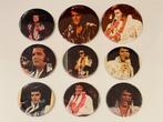 Elvis Presley - 9 70s Buttons (set #2), Verzenden, Gebruikt, Gebruiksvoorwerp