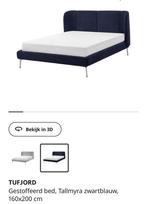 Ikea Tufjord Hoofdbord 160x200 - Nieuw!, Ophalen, Zwart, 200 cm, 160 cm